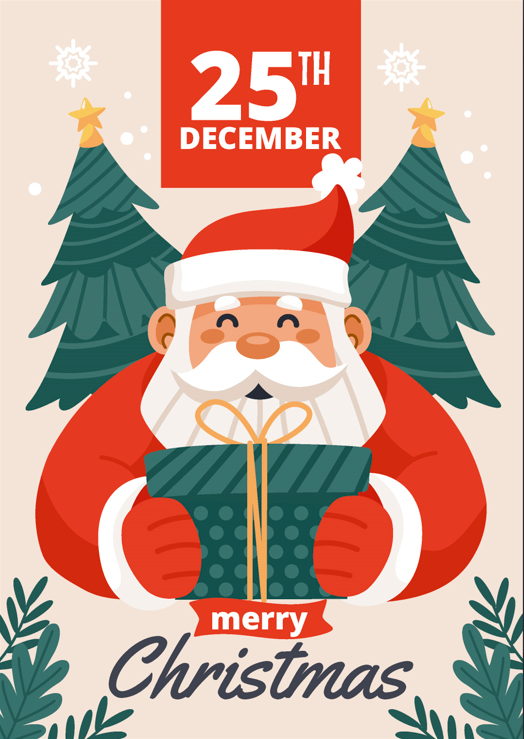 Mẫu thiết kế Christmas Card đơn giản: Thổi làn gió an và hạnh phúc của mùa Thánh lễ (14)